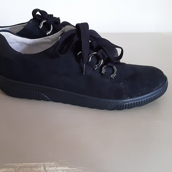 🇩🇪 Waldlaufer Casual Black Shoes - Size 9 - Picture 2 of 5